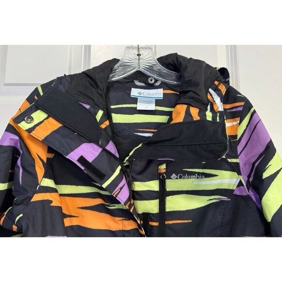 Columbia Nordic Point Printed Interchange Jacket Zebra Stripe Women's Small S - Picture 3 of 9